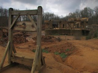 Link to Video | experiment, tourist destination, Middle Ages, Yonne, France, Guédelon Castle, Bourgogne-Franche-Comté, Treigny, 2008, High Middle Ages, color, castle, tourist attraction, experimental archaeology, long-term experiment, 13th century