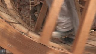Link to Video | experiment, tourist destination, Middle Ages, Yonne, France, Guédelon Castle, Bourgogne-Franche-Comté, Treigny, 2011, High Middle Ages, color, castle, tourist attraction, experimental archaeology, long-term experiment, 13th century