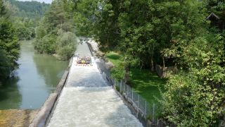 Link to Video | Isar, fun, summer, Rafts on river Isar, event, community, leisure, raft, water, river, beer, nature, society, human social group, Boat lanes, Bavaria