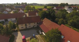 Link to Video | landscape, agriculture, useful plant, summer, Humulus, Germany, color, 4K resolution, 2020, Central Europe, green, aerial shot, August 2020, Hallertau, Bavaria