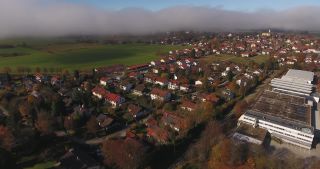 Link to Video | autumn, Germany, color, 4K resolution, 2020, municipality in Germany, Central Europe, locality, November 2020, aerial shot, Schäftlarn, village, day, Bavaria