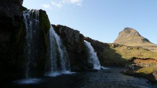 Link to Video | landscape, tourist destination, Iceland, Nature in art, Scandinavia, color, 4K resolution, liquid water, waterfall, Europe, tourist attraction, nature, ultra-high-definition television