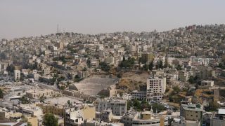 Link zum Video | Großstadt, Metropole, Farbe, 4K, 2016, Amman, Naher Osten, Hauptstadt, Jordanien