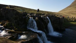 Link to Video | landscape, tourist destination, Iceland, Nature in art, Scandinavia, color, 4K resolution, liquid water, waterfall, Europe, tourist attraction, nature, ultra-high-definition television