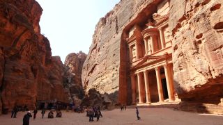 Link to Video | historic site, ruins, tourist destination, cultural property, color, 4K resolution, 2016, Near East, Petra, Jordan, archaeological site, UNESCO World Heritage Site