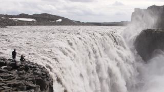 Link to Video | landscape, tourist destination, Iceland, Nature in art, Scandinavia, color, 4K resolution, liquid water, waterfall, Europe, tourist attraction, nature, ultra-high-definition television