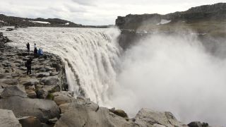 Link to Video | landscape, tourist destination, Iceland, Nature in art, Scandinavia, color, 4K resolution, liquid water, waterfall, Europe, tourist attraction, nature, ultra-high-definition television