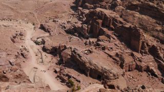Link to Video | historic site, ruins, tourist destination, cultural property, color, 4K resolution, 2016, Near East, Petra, Jordan, archaeological site, UNESCO World Heritage Site