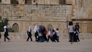 Link to Video | historic site, tourist destination, Jerusalem, Dome of the Rock, Islamic art, Temple Mount, color, landmark, 4K resolution, 2016, sanctuary, building, Islam, Byzantine architecture, Near East, tourist attraction, Israel