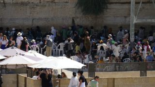 Link to Video | historic site, Jerusalem, Western Wall, color, 4K resolution, 2016, Jew, orthodoxy, religious servant, holy place, Near East, Israel, Orthodox Judaism, religion, Judaism