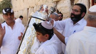 Link to Video | historic site, Jerusalem, Western Wall, color, 4K resolution, 2016, Jew, orthodoxy, religious servant, holy place, Near East, Israel, Orthodox Judaism, religion, Judaism