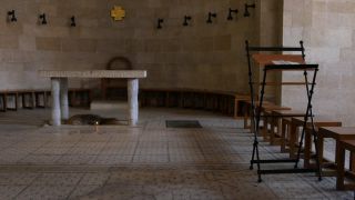 Link to Video | Tabgha, kostyol, color, 4K resolution, 2016, Byzantine architecture, Near East, Christianity, Israel, religion, Catholic Church, Church of the Multiplication