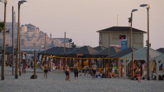Link to Video | big city, metropolis, color, 4K resolution, 2016, Tel Aviv, Near East, Israel