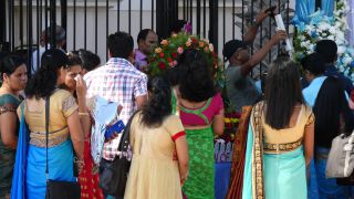 Link to Video | Christian, September, Konkani people, religious organization, party, color, 4K resolution, 2016, St. Peter's Church, Mangalorean Catholics, Tel Aviv, Virgin Mary, religious festival, Near East, Christianity, Latin Church, Israel, tradition, Indians