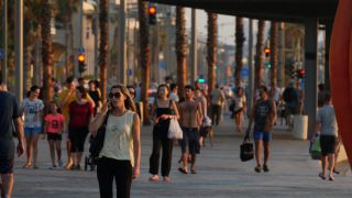 Link to Video | big city, metropolis, color, 4K resolution, 2016, Tel Aviv, Near East, Israel