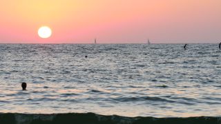Link to Video | big city, metropolis, color, 4K resolution, 2016, Tel Aviv, Near East, Israel