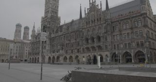 Link to Video | footage, pandemic, Munich, curfew, 2020, March 2020, lockdown, emptiness, COVID-19, Bavaria