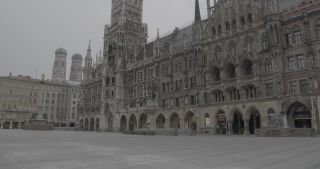 Link to Video | footage, pandemic, Munich, curfew, 2020, March 2020, lockdown, emptiness, COVID-19, Bavaria