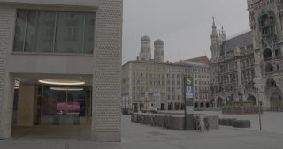 Link to Video | footage, pandemic, Munich, curfew, 2020, March 2020, lockdown, emptiness, COVID-19, Bavaria