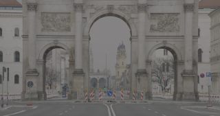Link to Video | footage, pandemic, Munich, curfew, 2020, March 2020, lockdown, emptiness, COVID-19, Bavaria