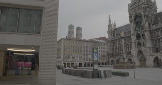 Link to Video | footage, pandemic, Munich, curfew, 2020, March 2020, lockdown, emptiness, COVID-19, Bavaria