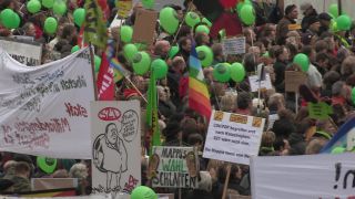 Link to Video | Stuttgart, March, state capital in Germany, demonstration, Full High Definition, Germany, 2011, color, March 19, protest, Stuttgart 21, Baden-Württemberg