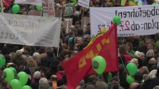 Link to Video | Stuttgart, March, state capital in Germany, demonstration, Full High Definition, Germany, 2011, color, March 19, protest, Stuttgart 21, Baden-Württemberg