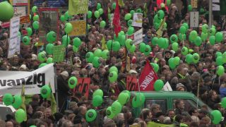 Link to Video | Stuttgart, March, state capital in Germany, demonstration, Full High Definition, Germany, 2011, color, March 19, protest, Stuttgart 21, Baden-Württemberg