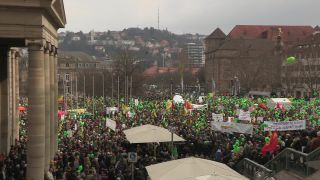 Link to Video | Stuttgart, March, state capital in Germany, demonstration, Full High Definition, Germany, 2011, color, March 19, protest, Stuttgart 21, Baden-Württemberg