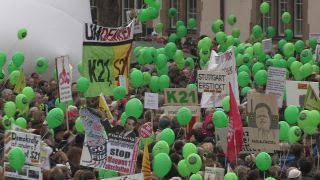 Link to Video | Stuttgart, March, state capital in Germany, demonstration, Full High Definition, Germany, 2011, color, March 19, protest, Stuttgart 21, Baden-Württemberg