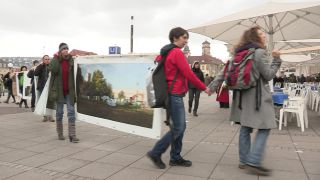 Link to Video | Stuttgart, March, state capital in Germany, demonstration, Full High Definition, Germany, 2011, color, March 19, protest, Stuttgart 21, Baden-Württemberg