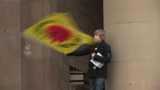 Link to Video | Stuttgart, March, state capital in Germany, demonstration, Full High Definition, Germany, 2011, color, March 19, protest, Stuttgart 21, Baden-Württemberg