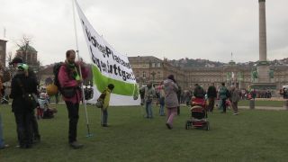 Link to Video | Stuttgart, March, state capital in Germany, demonstration, Full High Definition, Germany, 2011, color, March 19, protest, Stuttgart 21, Baden-Württemberg