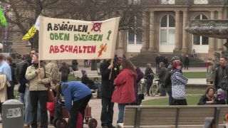 Link to Video | Stuttgart, March, state capital in Germany, demonstration, Full High Definition, Germany, 2011, color, March 19, protest, Stuttgart 21, Baden-Württemberg