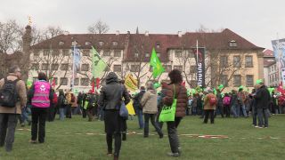 Link to Video | Stuttgart, March, state capital in Germany, demonstration, Full High Definition, Germany, 2011, color, March 19, protest, Stuttgart 21, Baden-Württemberg