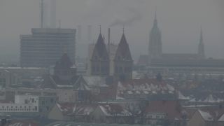 Link to Video | February, winter, state capital in Germany, big city, Munich, Full High Definition, 2012, color, wide shot, Bavaria