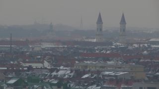 Link to Video | February, winter, state capital in Germany, big city, Munich, Full High Definition, 2012, color, wide shot, Bavaria