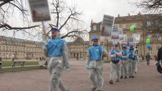 Link to Video | Stuttgart, March, state capital in Germany, demonstration, Full High Definition, Germany, 2011, color, March 19, protest, Stuttgart 21, Baden-Württemberg