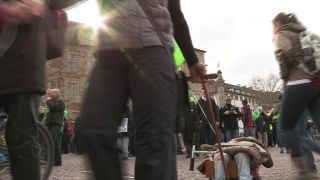 Link to Video | Stuttgart, March, state capital in Germany, demonstration, Full High Definition, Germany, 2011, color, March 19, protest, Stuttgart 21, Baden-Württemberg