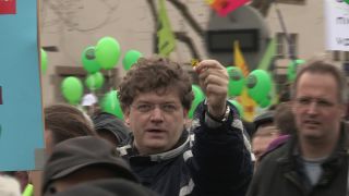 Link to Video | Stuttgart, March, state capital in Germany, demonstration, Full High Definition, Germany, 2011, color, March 19, protest, Stuttgart 21, Baden-Württemberg