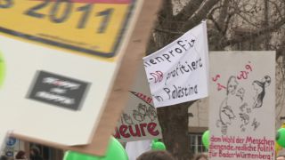 Link to Video | Stuttgart, March, state capital in Germany, demonstration, Full High Definition, Germany, 2011, color, March 19, protest, Stuttgart 21, Baden-Württemberg