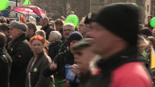 Link to Video | Stuttgart, March, state capital in Germany, demonstration, Full High Definition, Germany, 2011, color, March 19, protest, Stuttgart 21, Baden-Württemberg