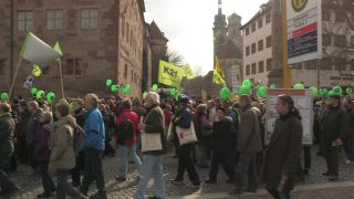 Link to Video | Stuttgart, March, state capital in Germany, demonstration, Full High Definition, Germany, 2011, color, March 19, protest, Stuttgart 21, Baden-Württemberg