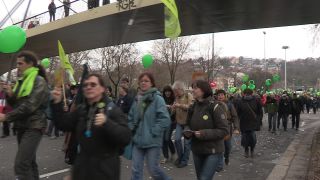 Link to Video | Stuttgart, March, state capital in Germany, demonstration, Full High Definition, Germany, 2011, color, March 19, protest, Stuttgart 21, Baden-Württemberg
