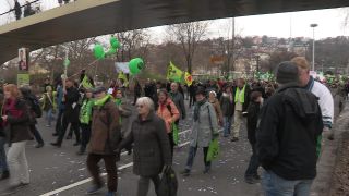 Link to Video | Stuttgart, March, state capital in Germany, demonstration, Full High Definition, Germany, 2011, color, March 19, protest, Stuttgart 21, Baden-Württemberg
