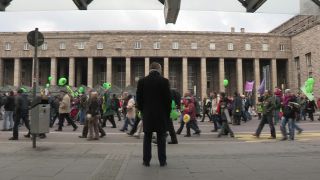 Link to Video | Stuttgart, March, state capital in Germany, demonstration, Full High Definition, Germany, 2011, color, March 19, protest, Stuttgart 21, Baden-Württemberg