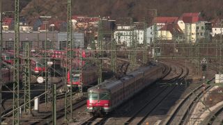 Link to Video | Germany, railway network, Plochingen, train, Baden-Württemberg
