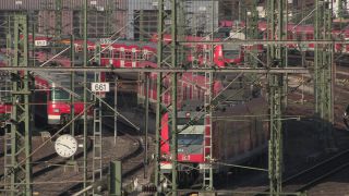Link to Video | Germany, railway network, Plochingen, train, Baden-Württemberg