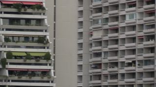 Link to Video | residential building, big city, Munich, high-rise building, Germany, 2011, color, group of houses, Studentenviertel Oberwiesenfeld, Central Europe, Olympic Village, Munich, Europe, tourist attraction
