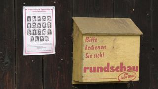 Link to Video | Red Army Faction, Ingeborg Barz, Fahndung, Deutsche Mark, Full High Definition, 2013, Rundschau-Verlag, color, weekly newspaper, gang, baader meinhof, bounty, Brigitte Mohnhaupt, Baader–Meinhof effect, wanted poster, anarchism, Irmgard Möller, Siegfried Hausner, Ulrike Meinhof, Andreas Baader, Katharina Hammerschmidt
